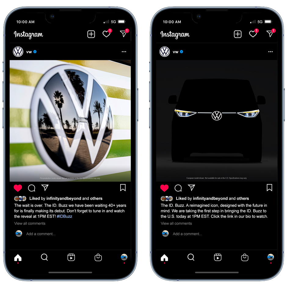 Volkswagen ID. Buzz Instagram 'Countdown'